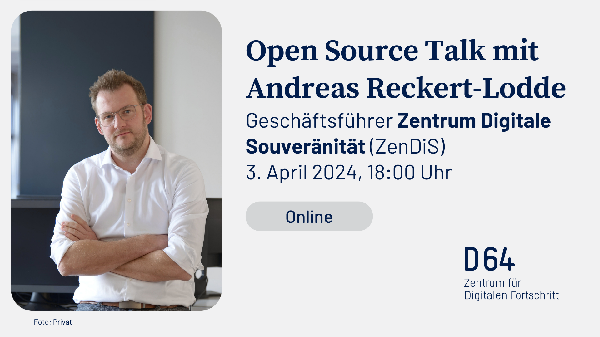 Open Source Talk mit Andreas Reckert-Lodde