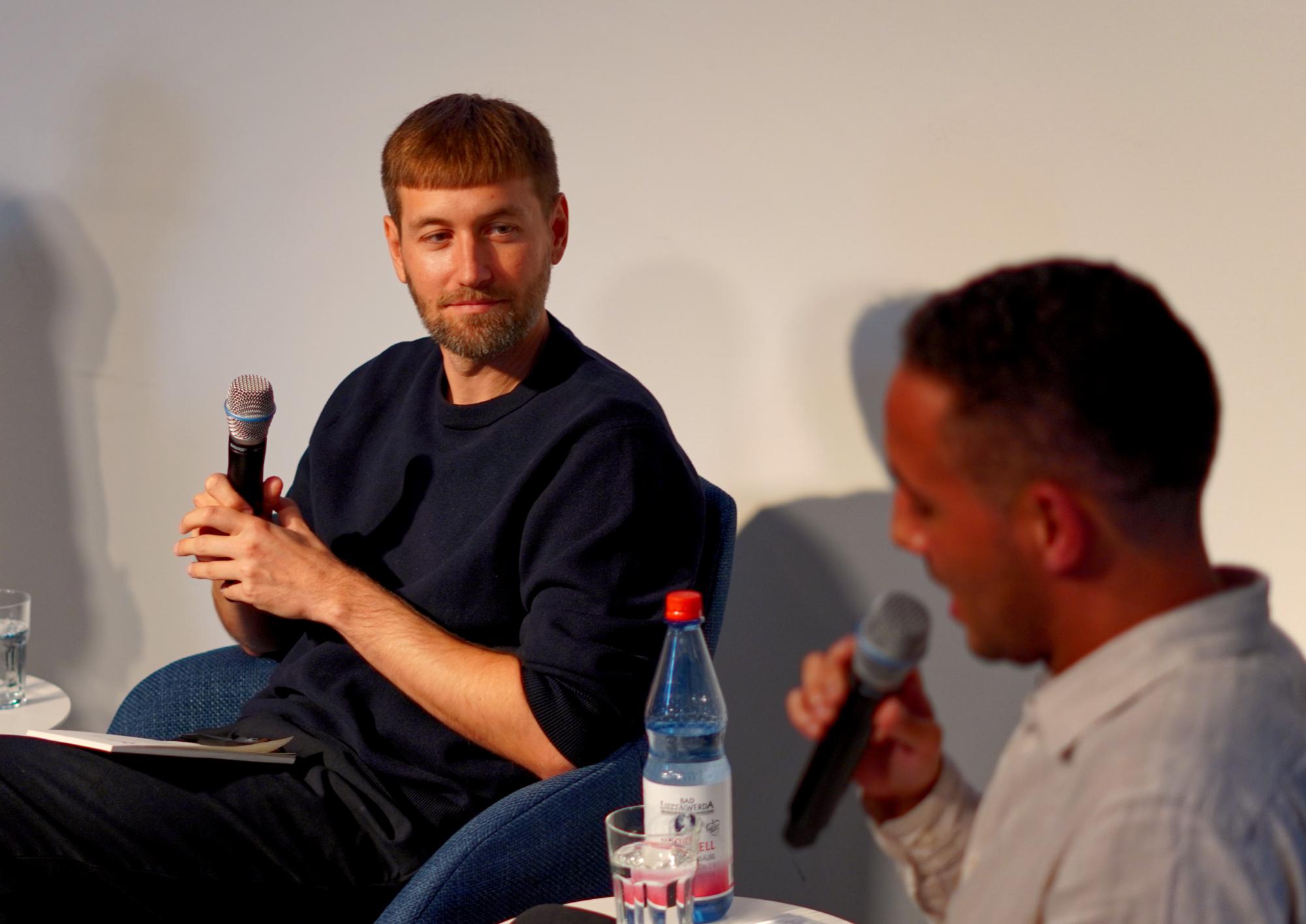 Michael Kubach und Yannick Müller im Gespräch. Bild: D64/Johann Lensing