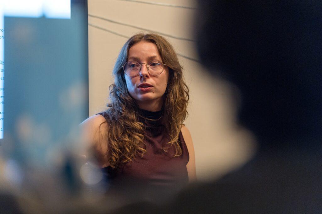 Jacqueline Sittig. Bild: D64/Fionn Große